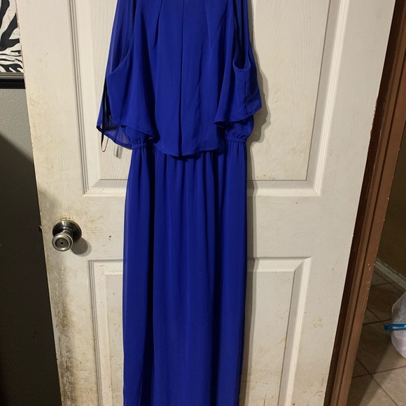 Blue Floor Length Dress - Picture 1 of 1